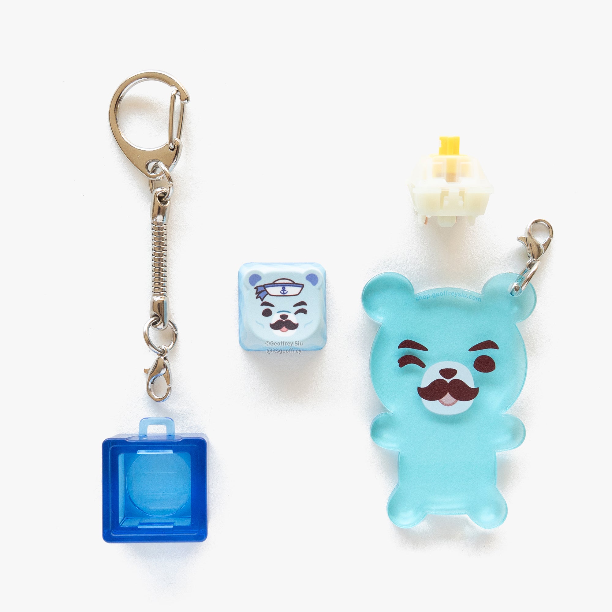 Series 6 Bear Creamy Clicky Keychain Blind Bag – Geoffrey Siu Art LLC