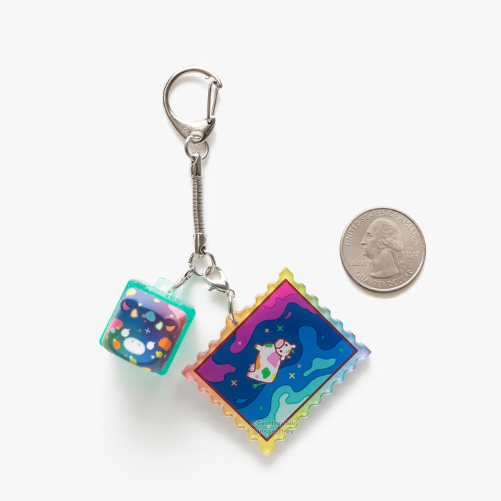 Series 7 Cow Creamy Clicky Keychain Blind Bag