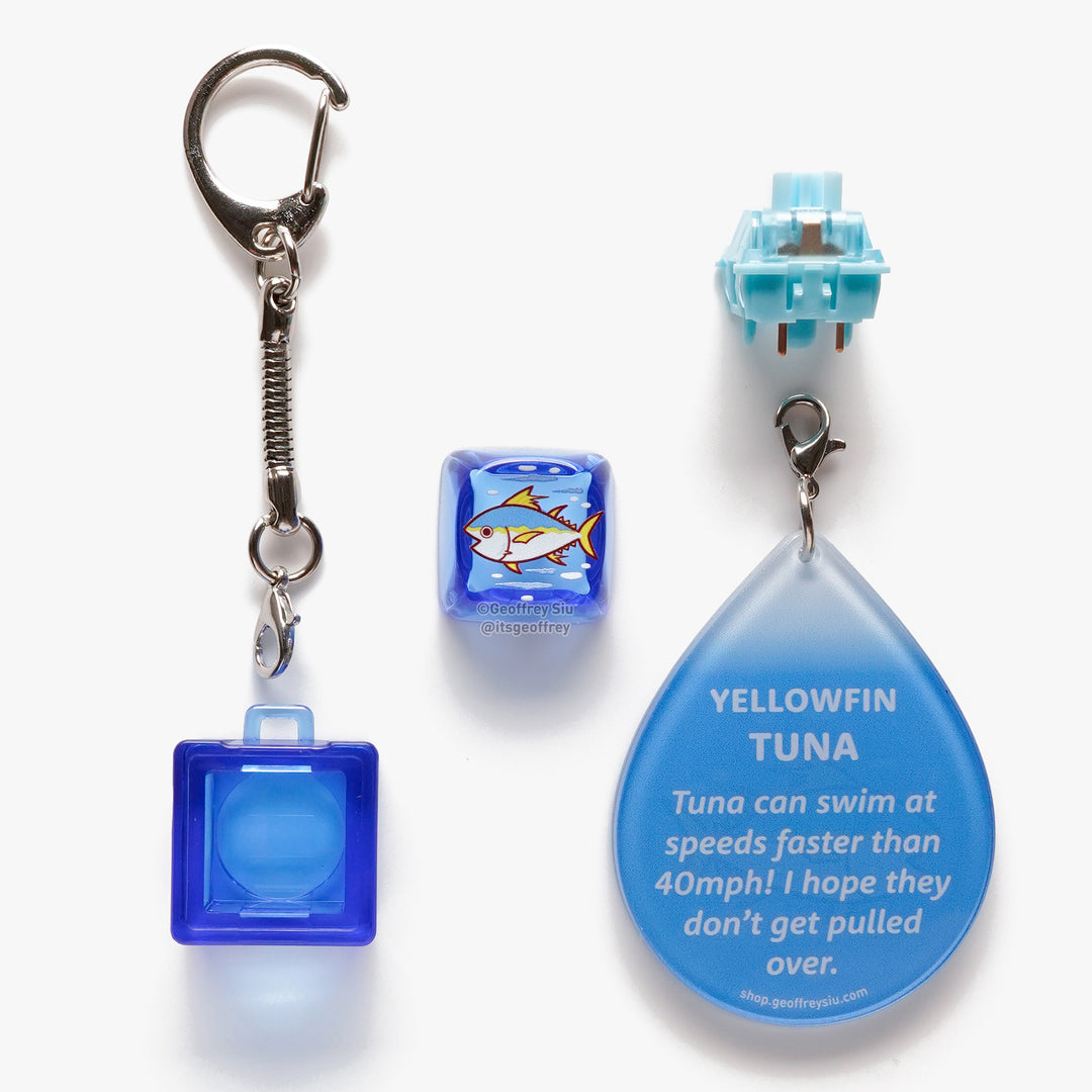 Series 8 Marine Animal Tactile Clicky Keychain Blind Bag