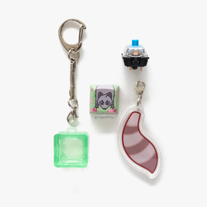 Garbage Clicky Keychains