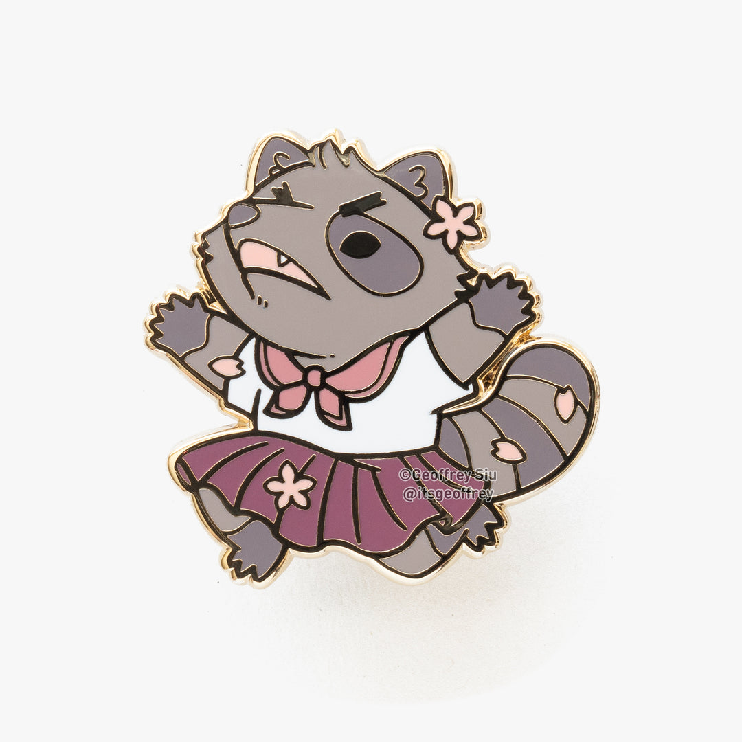 Sakura-Kun Girl Hard Enamel Pin