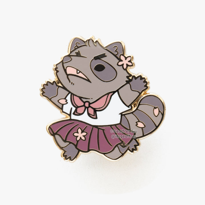 Sakura-Kun Girl Hard Enamel Pin