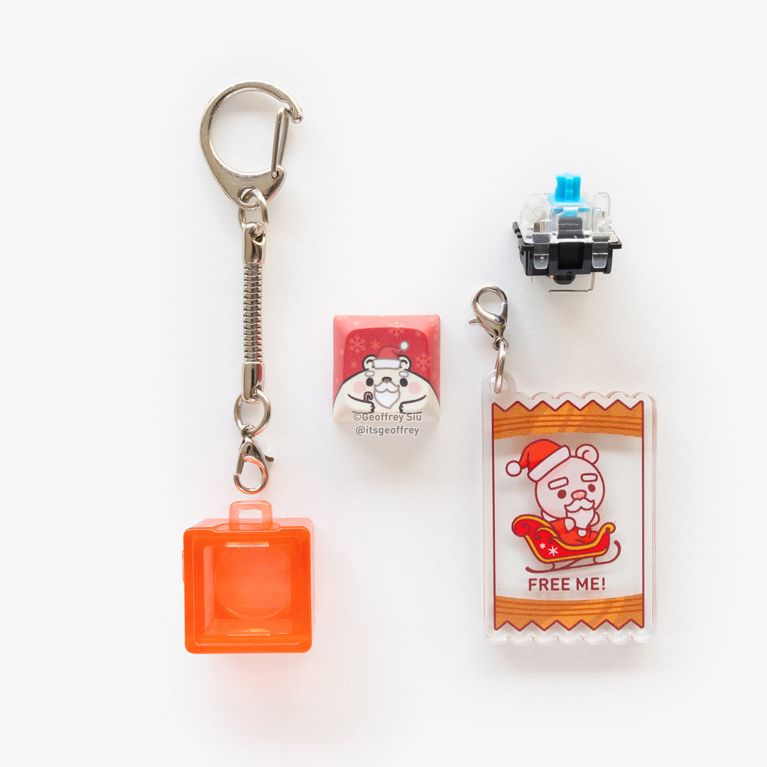 Holiday Clicky Keychains