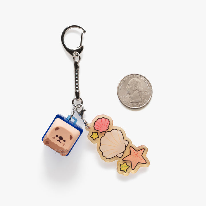 Sea Otter Clicky Keychain