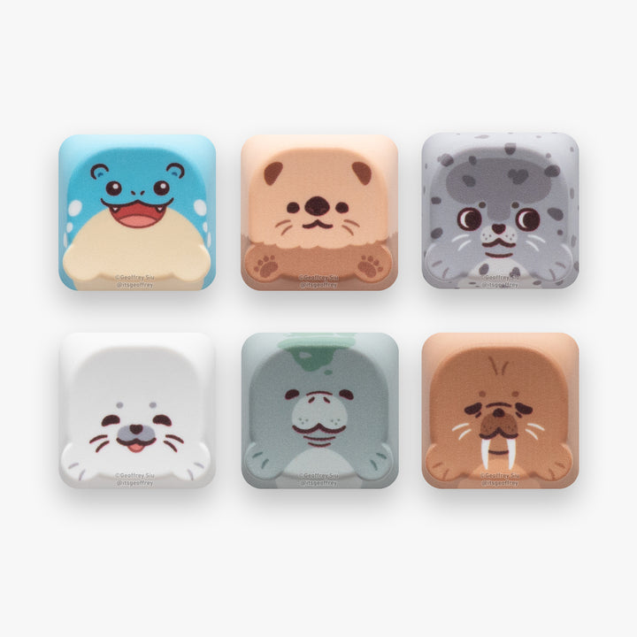Bear Marine Animal Individual Key Caps