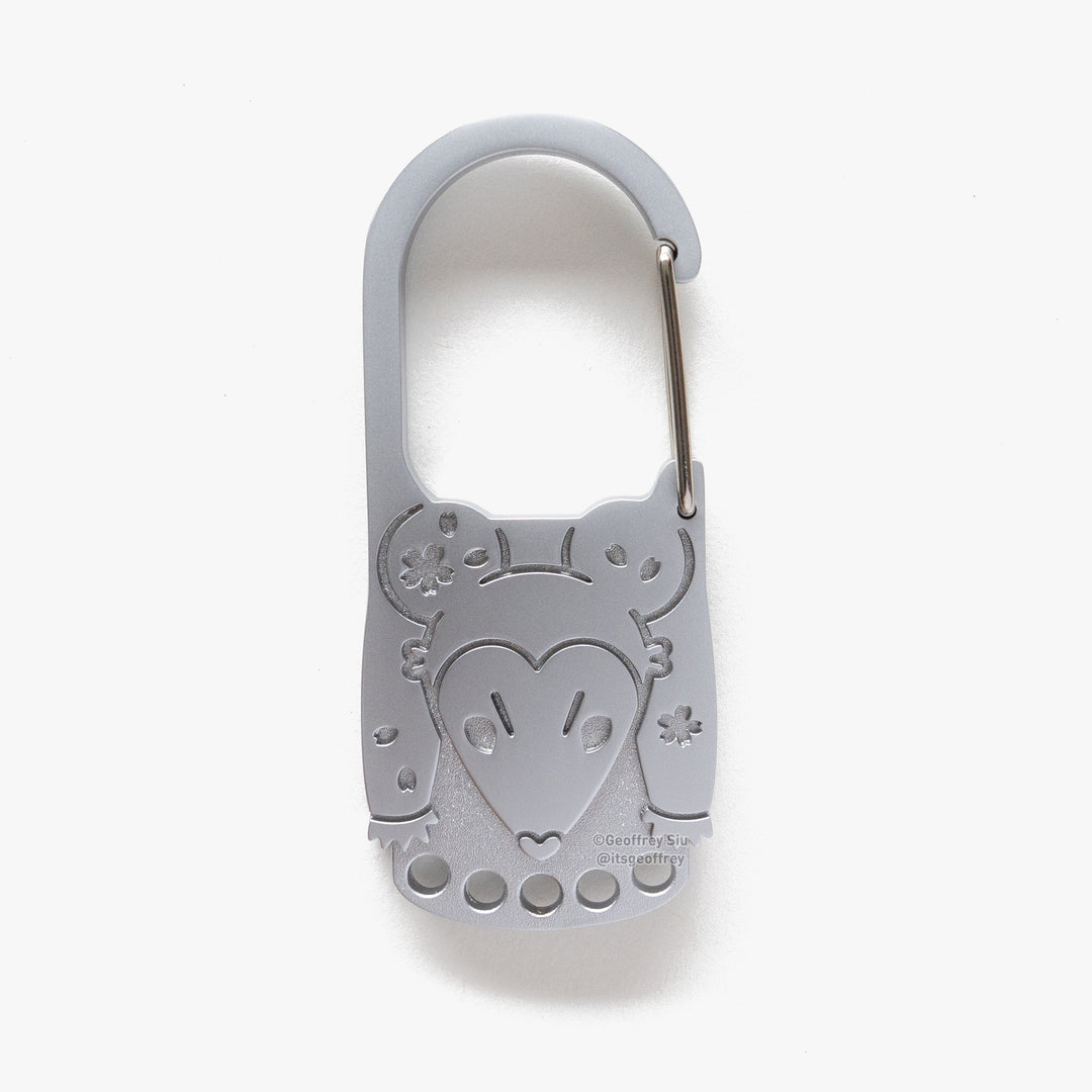 Cherry 'Possum Carabiners (2.9")