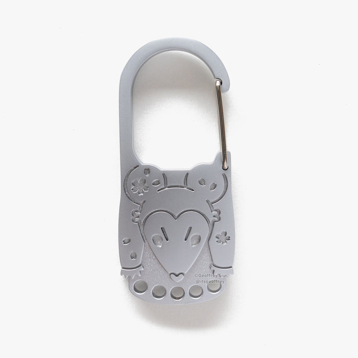 Cherry 'Possum Carabiners (2.9")