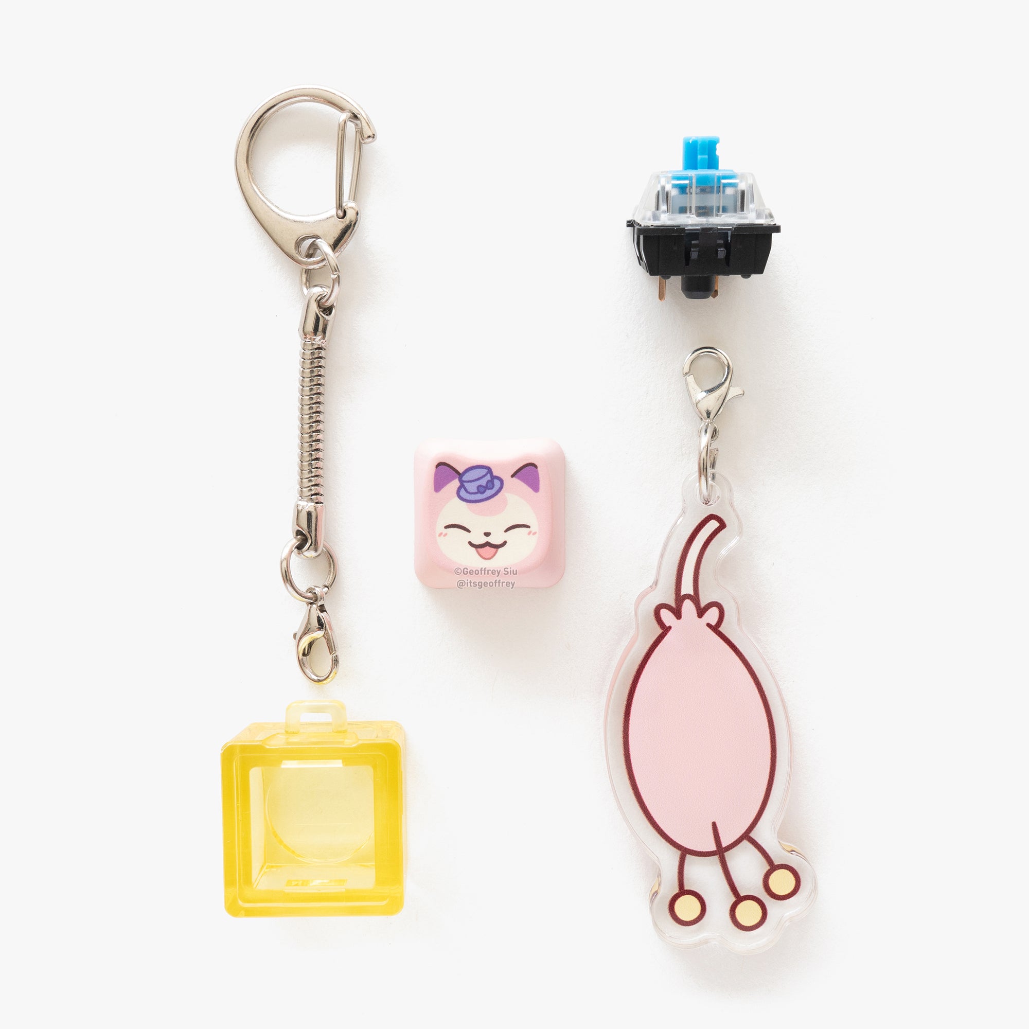 MAO Skittease Clicky Keychain – Geoffrey Siu Art LLC