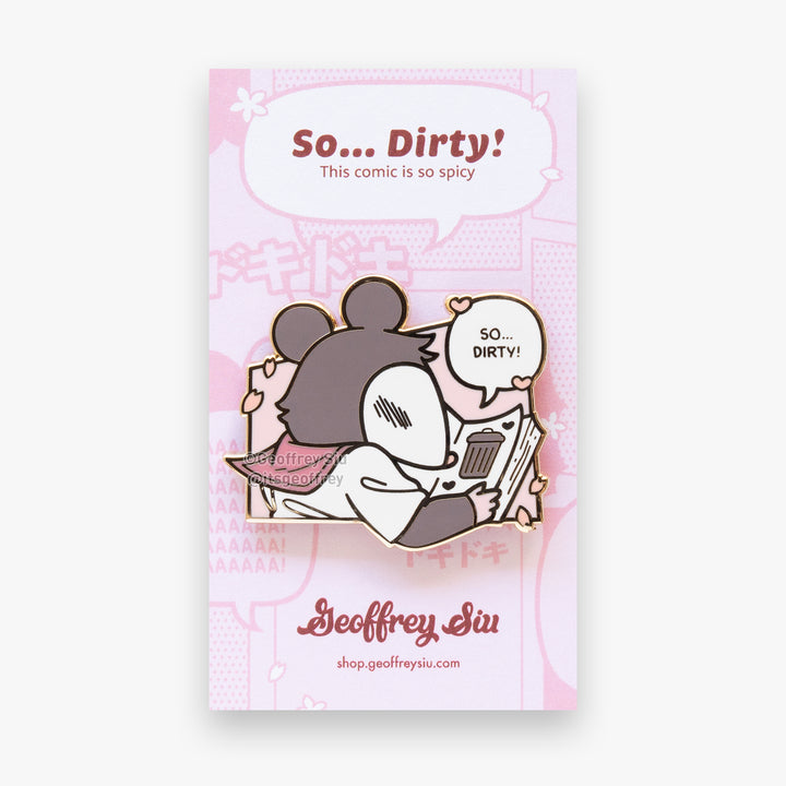 Cherry 'Possum-Chan Hard Enamel Pins