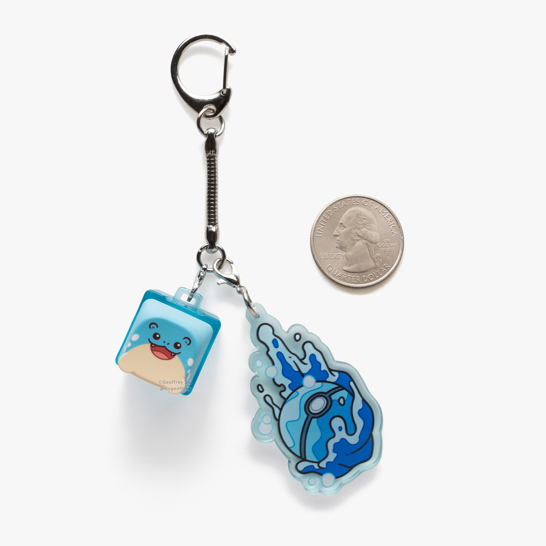 Spheal Clicky Keychain