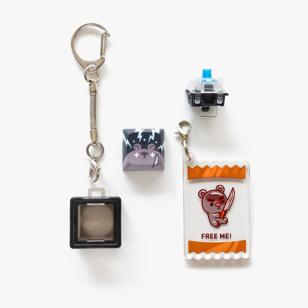 Series 1 Gummy Bear Clicky Keychain Blind Bag