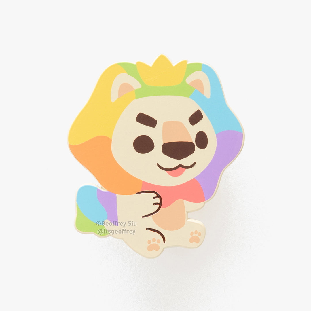 Plushie Friends Dyed Enamel Pins