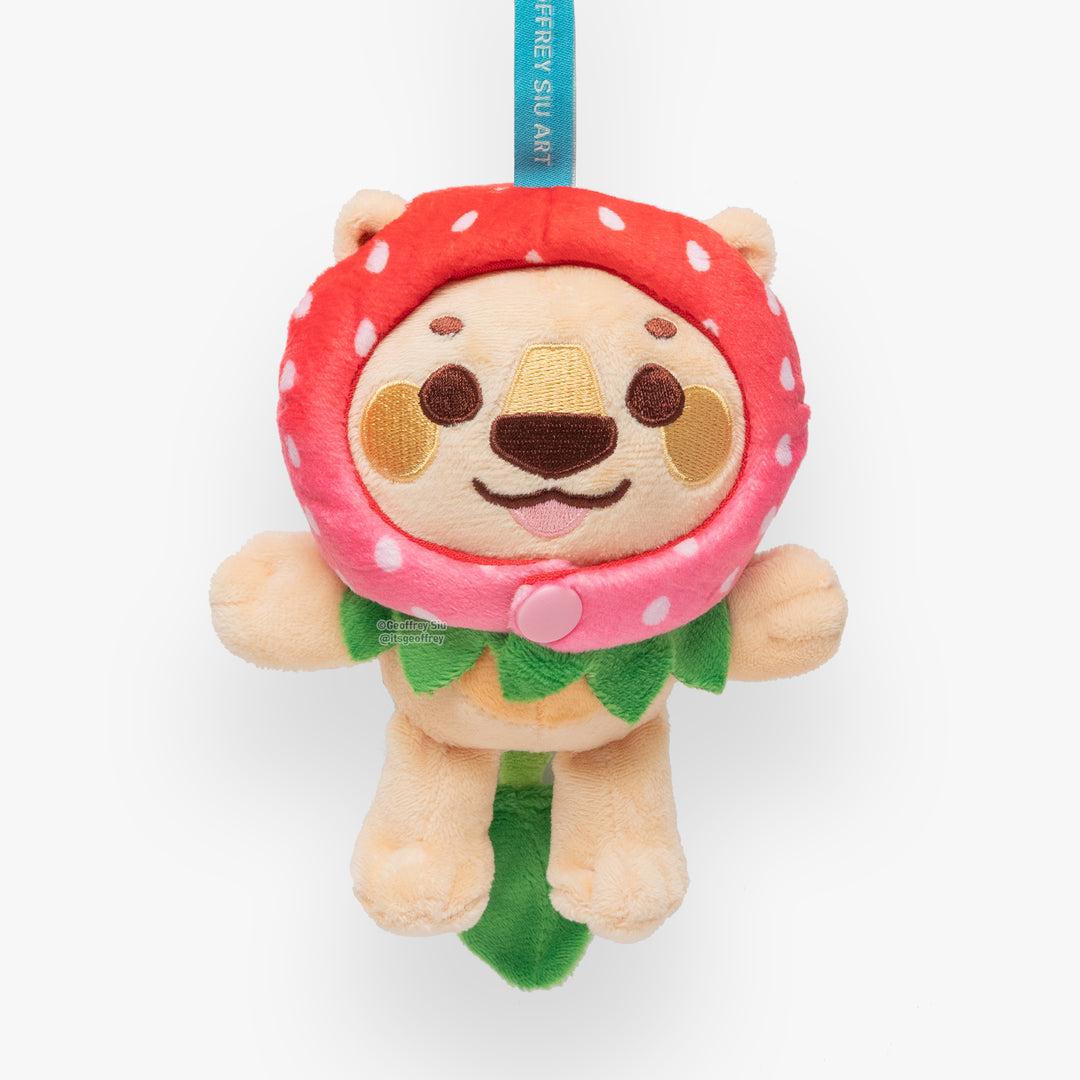 Strawberry Hat Plushie Keychain (No Plush)