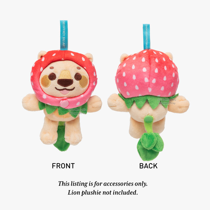 Strawberry Hat Plushie Keychain (No Plush)