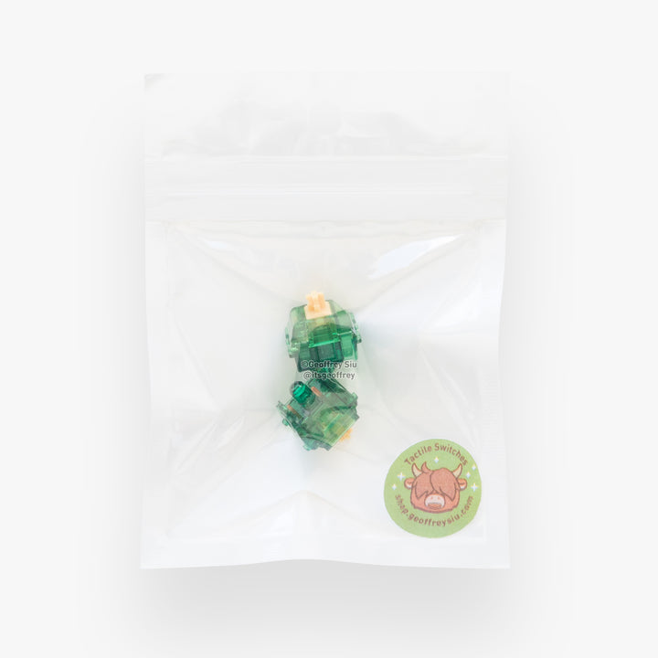 Green Tactile Switches (2pk)