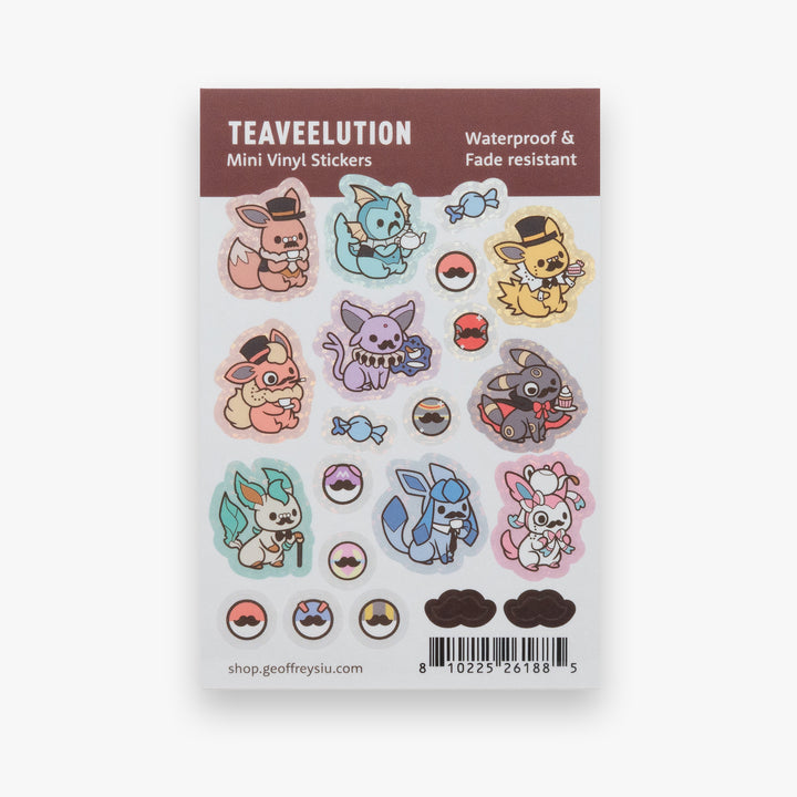 Teaveelution Mini Vinyl Sticker Sheet