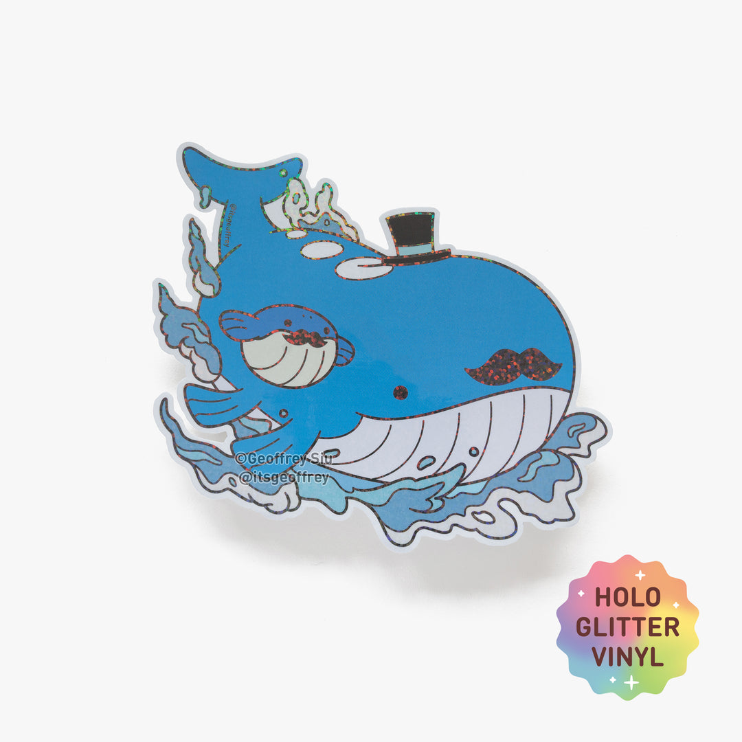 Jumbo Swellord Glitter Sticker (6")