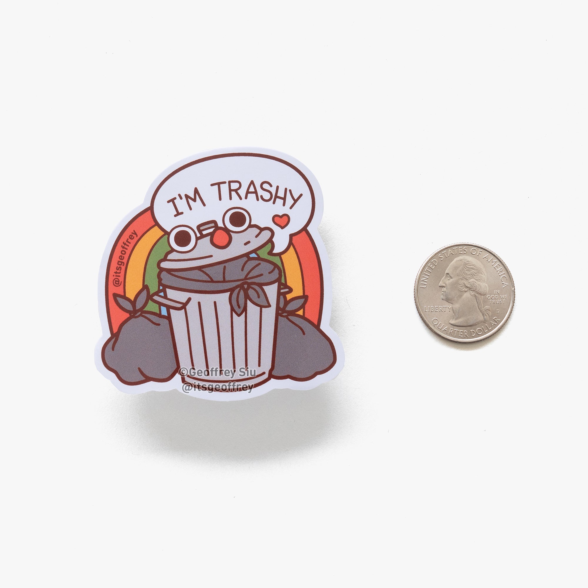 Garbage Collection Vinyl Stickers
