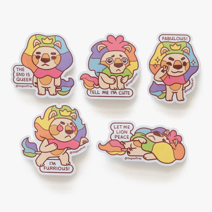 Adam & Steve Vinyl Stickers