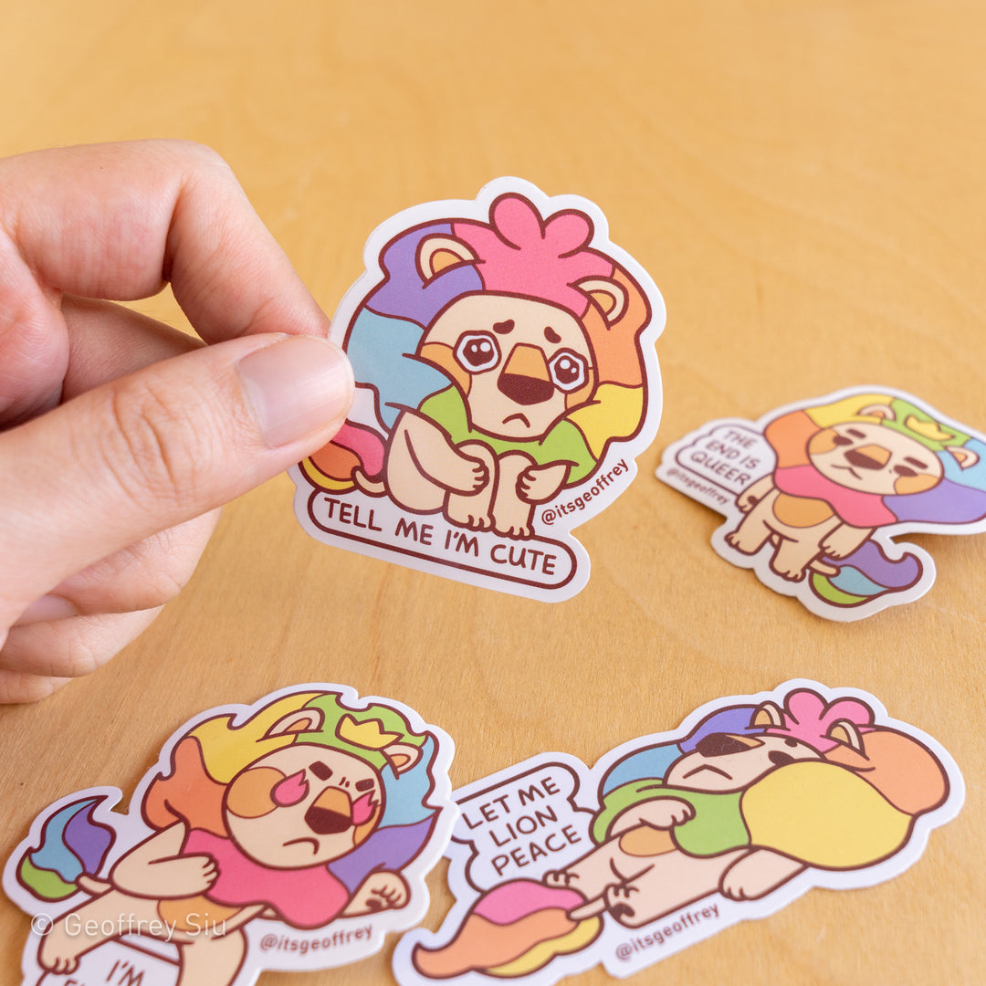 Adam & Steve Vinyl Stickers