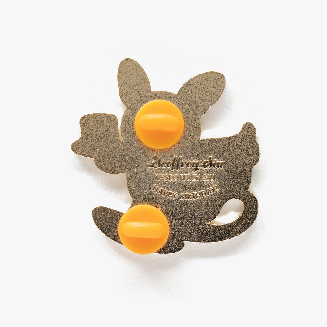 Alolan Richu Hard Enamel Pin (Birthday Edition) – Geoffrey Siu Art LLC