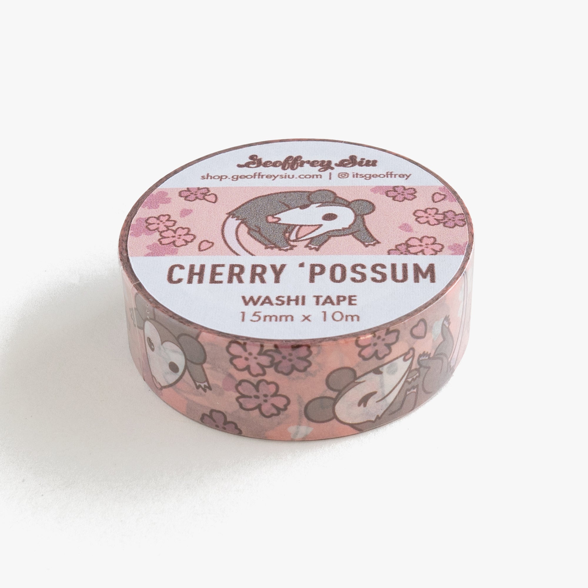 Cherry 'Possum Washi Tape