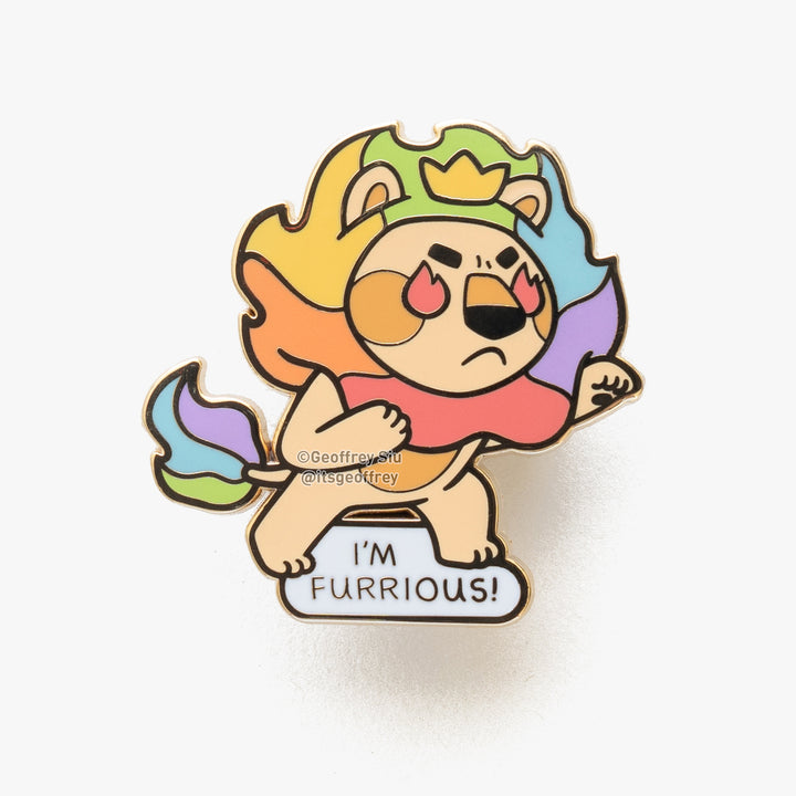 I'm Furrious Hard Enamel Pin