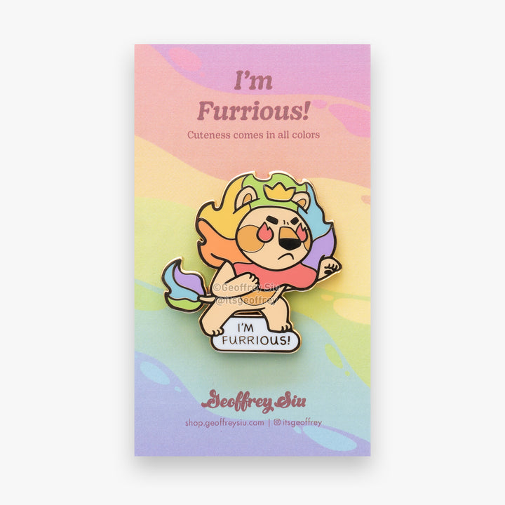 I'm Furrious Hard Enamel Pin
