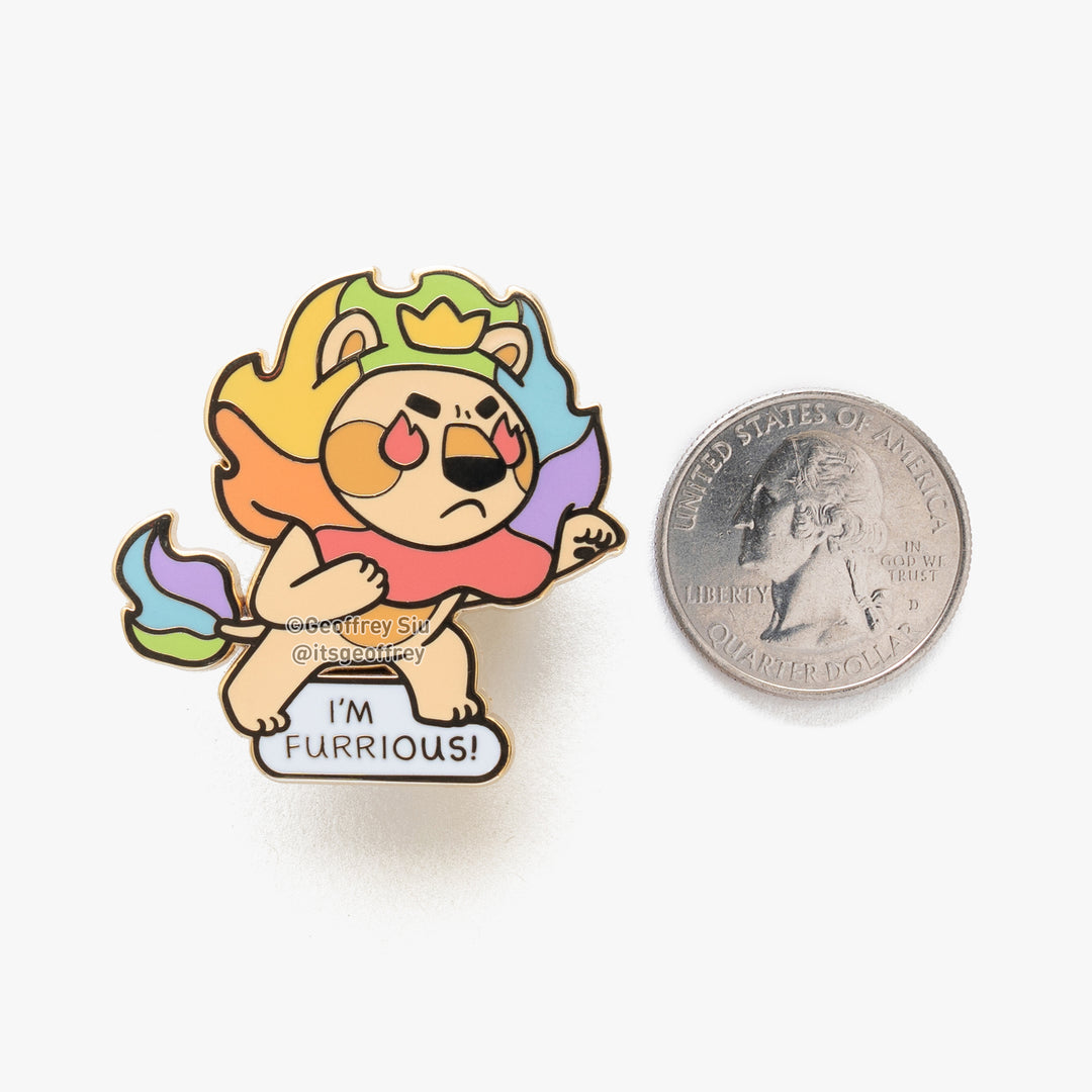 I'm Furrious Hard Enamel Pin