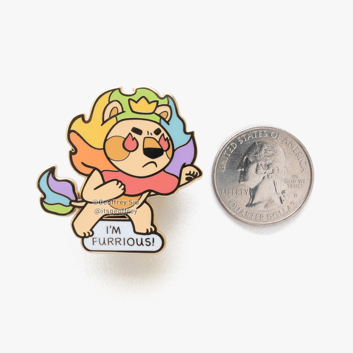 I'm Furrious Hard Enamel Pin
