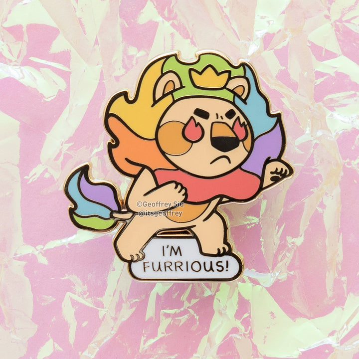 I'm Furrious Hard Enamel Pin