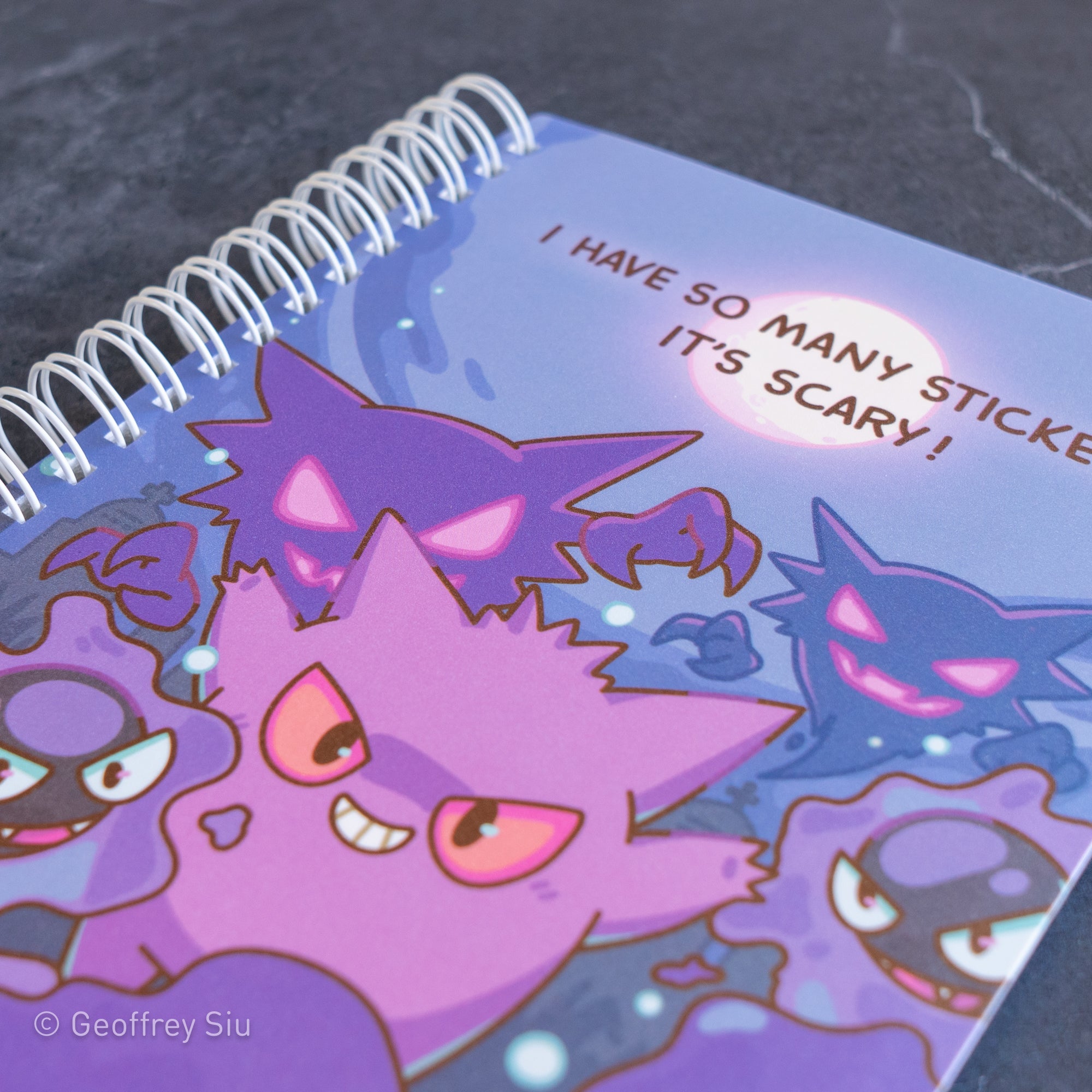 MD Spooky Reusable Sticker Book
