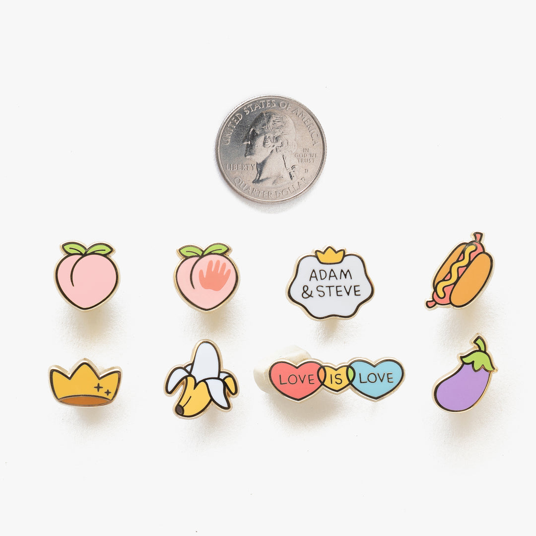 Adam & Steve Mini Pins