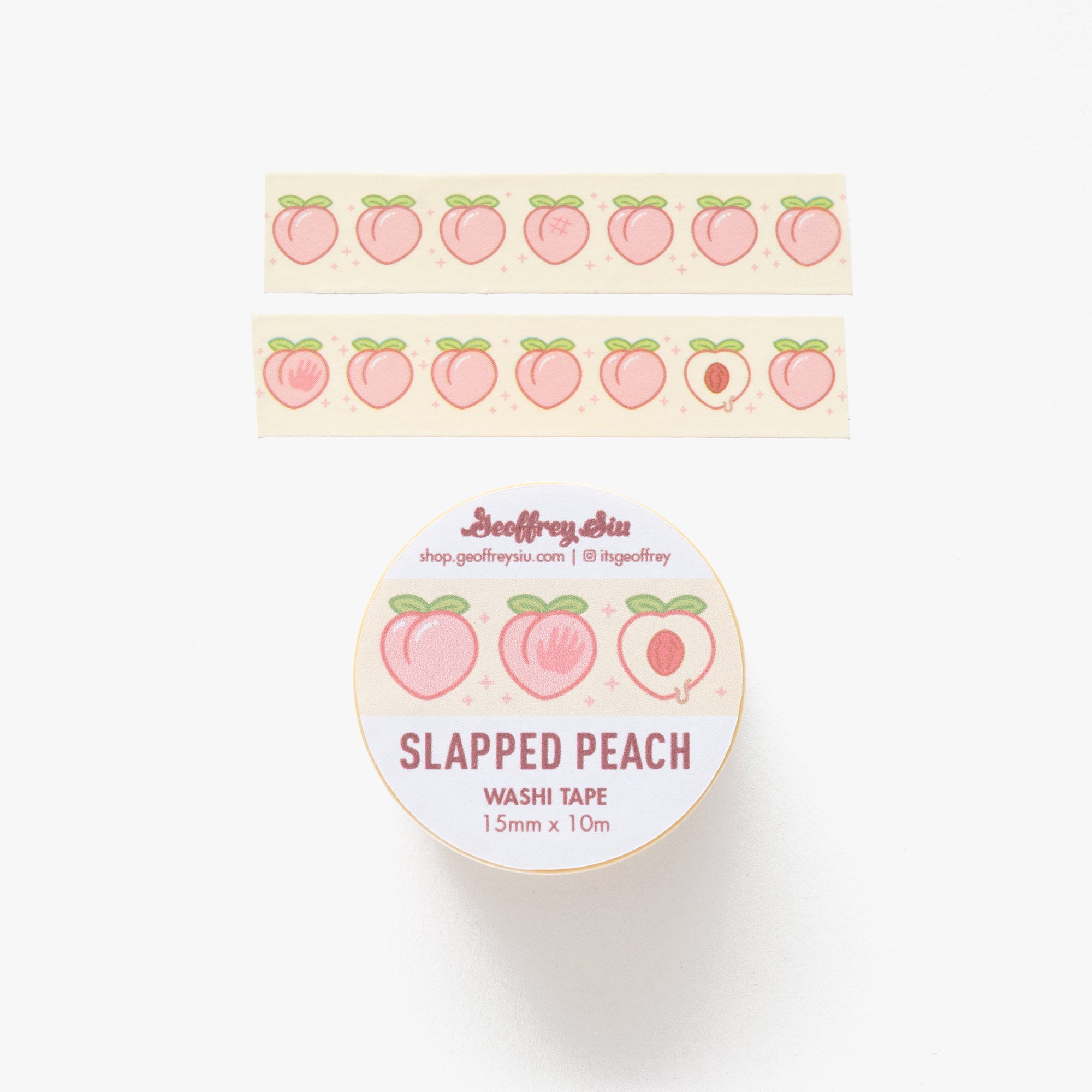 Slapped Peach Washi Tape
