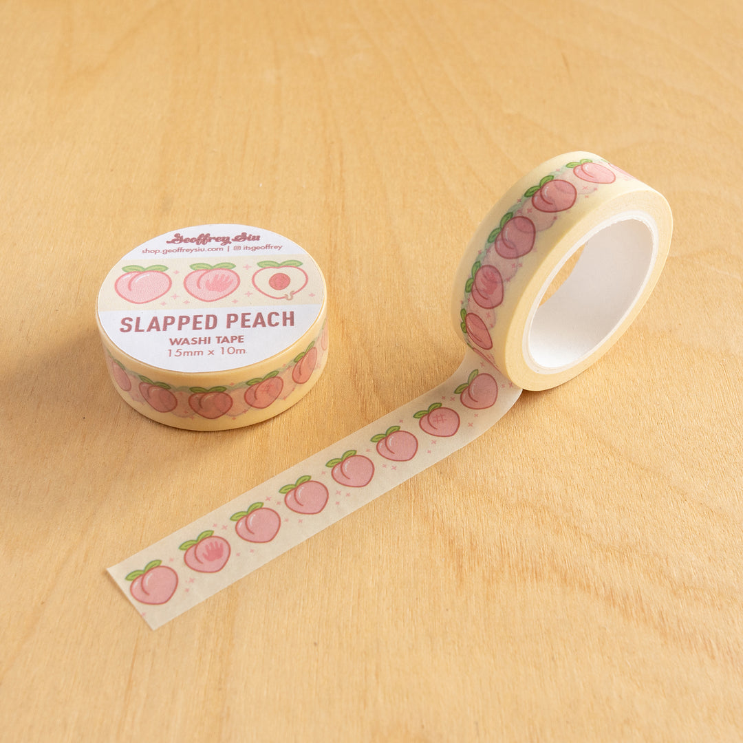 Slapped Peach Washi Tape