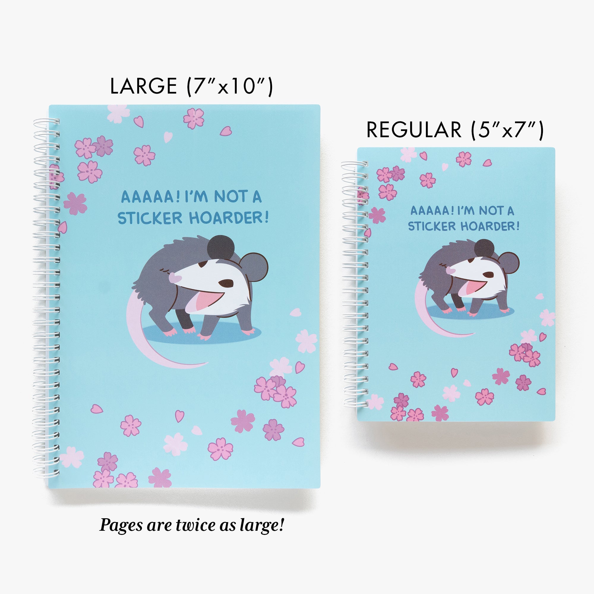 Spooky and Cherry Possum Reusable Sticker Books are restocked! Not